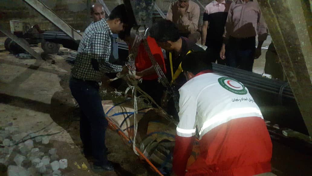 سقوط یک کارگر ساختمانی از ارتفاع در شهرستان مسجدسلیمان+جزییات