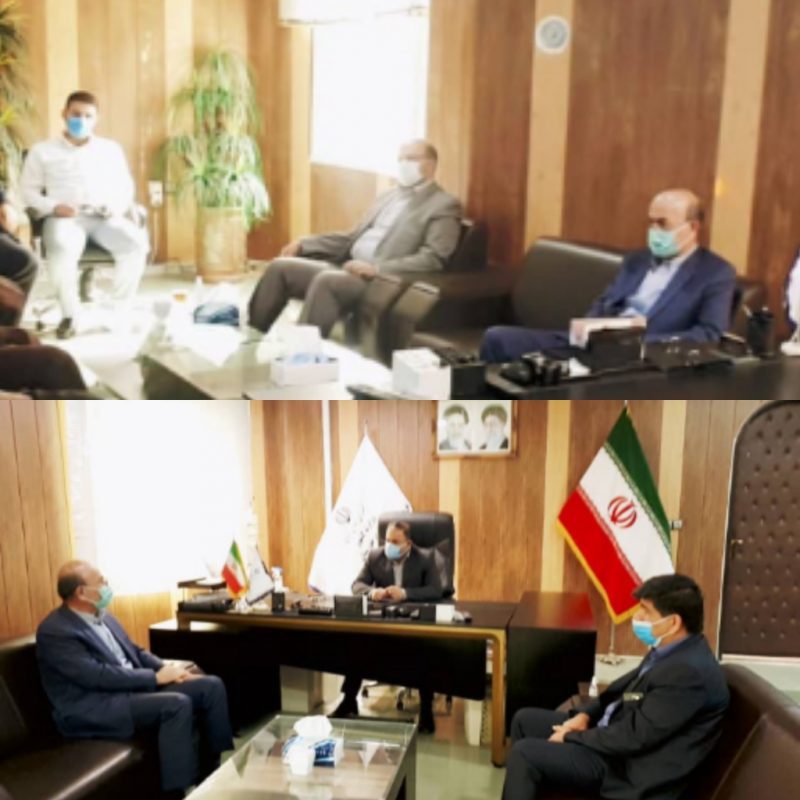 دیدار مدیرعامل و اعضاء هیئت مدیره تیم نفت مسجدسلیمان با فرماندار این شهرستان