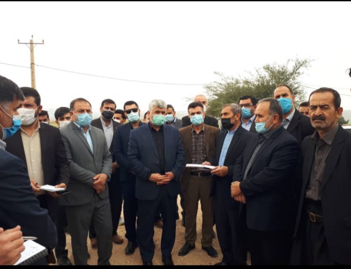 بازدید فرماندار و نماینده مردم در مجلس شورای اسلامی از برخی روستاهای بخش مرکزی و گلگیر