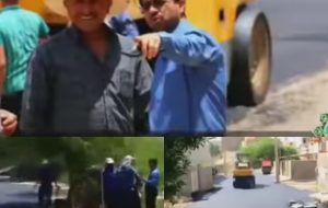 آغاز عملیات آسفالت مناطق فاز۲ و ۳ هشت بنگله توسط شهرداری مسجدسلیمان