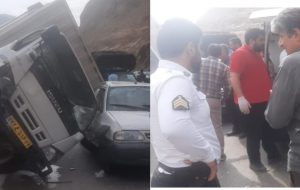 جاده مرگ،همچنان قربانی می گیرد/تصادف در محور مسجدسلیمان-اهواز جان یک نفر را گرفت