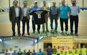 برگزاری تمرینات آماده سازی تیم فوتسال دانشگاه آزاد اسلامی مسجدسلیمان برای مسابقات کشوری