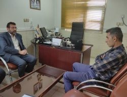 حضور سرزده سرپرست فرمانداری مسجدسلیمان در اداره کار شهرستان