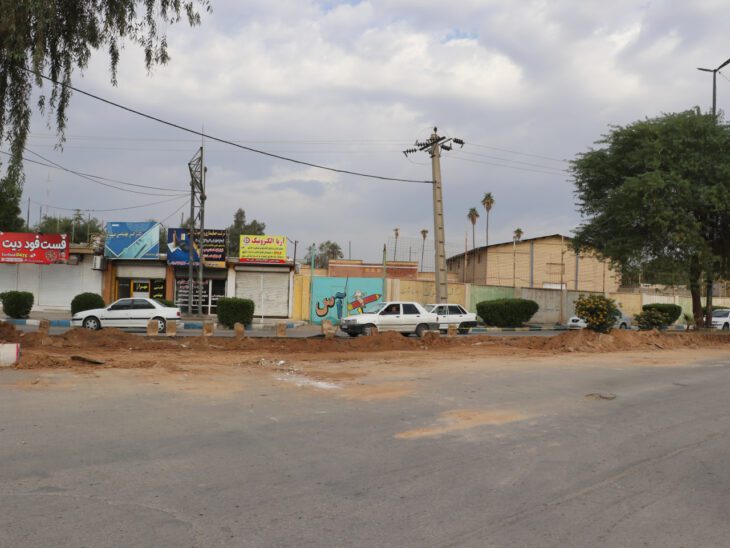 عملیات اصلاح هندسی و احداث دوربرگردان در میدان جانباز عملیات اصلاح هندسی و احداث دوربرگردان در میدان جانباز