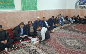 گفتگوی شهردار و اعضای شورای شهر مسجدسلیمان با ساکنان منطقه حسین قصاب
