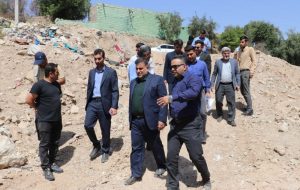 آغاز مجدد عملیات اجرایی پل مالجونکی با حضور شهردار و فرماندار مسجدسلیمان