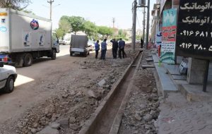 ادامه عملیات تعریض محور پنج‌ بنگله به باشگاه مرکزی توسط معاونت امور زیربنایی شهرداری مسجدسلیمان