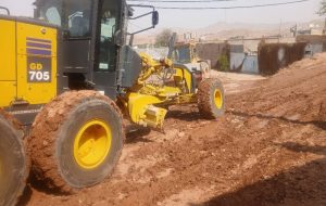 آغاز عملیات زیرسازی مسیر دسترسی سرتپه بازار چشمه‌علی