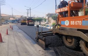 آغاز عملیات آسفالت محور اصلی با تأکید شهردار مسجدسلیمان