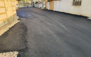 اجرای پروژه آسفالت‌ معابر منطقه دره اشکفت پشت دفتر هواپیمایی توسط شهرداری مسجدسلیمان