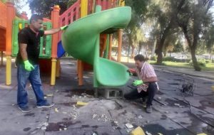 گزارش هفتگی معاونت خدمات شهری (واحد فضای سبز) شهرداری مسجدسلیمان