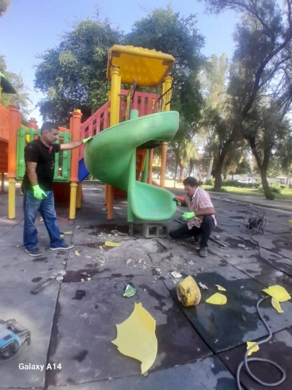 گزارش هفتگی معاونت خدمات شهری (واحد فضای سبز) شهرداری مسجدسلیمان