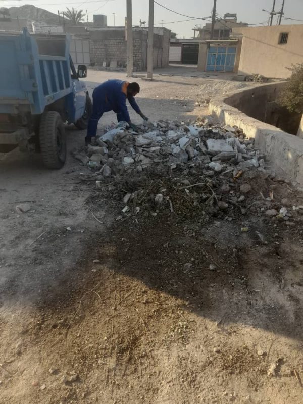 گزارش عملکرد هفتگی معاونت خدمات شهری شهرداری مسجدسلیمان