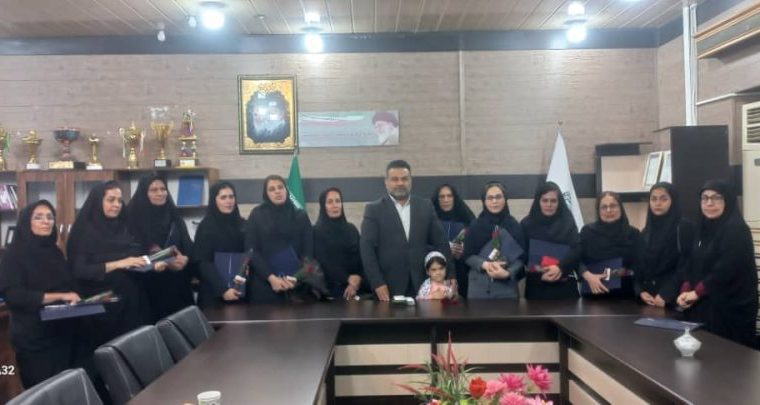 تجلیل از بانوان شاغل شهرداری مسجدسلیمان همزمان با ولادت حضرت زهرا(س)
