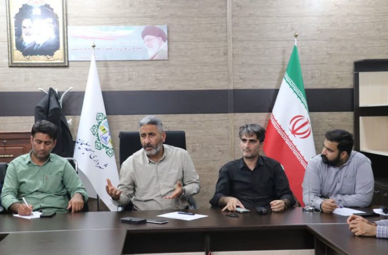 تجلیل از پرسنل حراست شهرداری مسجدسلیمان