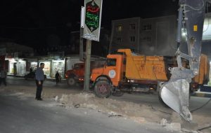 عملیات احداث دوربرگردان سه‌راه مخابرات آغاز شد