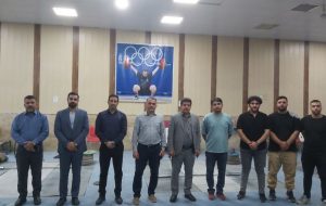 حضور مسئول دفتر نماینده مردم مسجدسلیمان در مجلس شورای اسلامی در اماکن ورزشی و بررسی مشکلات حوزه ورزش